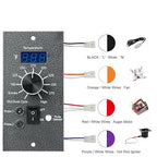 Digital Thermostat Kit for Traeger Control Panel Kit Parts Replacement, Upgrade Digital Thermometer Pro Controller Temperature Control Board for Traeger Pellet Grills, with Dual Meat Probes