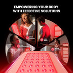 EmberTouch Red Light Therapy Panel - 660nm & 850nm Infrared Light Therapy Lamp with Smart App Control, 55 LEDs High Power Device at Home for Body, Face, Recovery, Skin Health, 115W (PRO100)