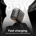 NOCO XGrid X65: 65W USB-C Charger – Dual Port GaN Power Adapter with PD 3.0, QC 4.0+, and PPS – Fast Charging with Smart Power Distribution – Foldable Wall Plug, UL Listed