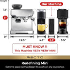 CHULUX RectoCafé Espresso Machine for Nespresso Original Capsule Pod, 20 Bar Professional Italian Pump Coffee Machine, Extra Mini Espresso Maker for Home & Office, White
