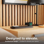 NOCO XGrid XDP3: 3-in-1 Wireless Charging Pad – Charging Station for iPhone, Apple Watch, and AirPods – MagSafe Compatible, Qi2 Certified – Includes 45W USB-C Wall Charger and 6.5-Foot USB-C Cable