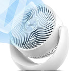 Dreo Fan for Bedroom, Table Air Circulator for Whole Room, 11 Inch, 40ft Strong Airflow, 120° Adjustable Tilt, 28db Low Noise, Quiet, 3 Speeds, 2025 New Desk Fan for Office, Kitchen, Home