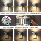 JandCase LED Night Light, Bubble Night Lights Plug into Wall, [2 Pack]Night Light3000K/4000K/5000K & 3 Brightness Levels, Dimmable Nightlight with Dusk to Dawn Sensor for Bathroom Hallway Bedroom