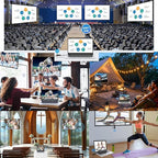 Wireless HDMI PRO- Transmitter and Two Receiver, Portable Multi-TVs Extender Kit, Plug and Play, Heat-Control, 5.8G/2.4G @60Hz 165FT/50M, Wirelessly Stream Video from Laptop to Multiple HDTVs/Monitors