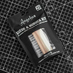 Angelus Suede & Nubuck Cleaner Kit - 1 Cleaning Eraser Block and 1 Nylon Bristle Brush - Eliminates Stains, Removes Spots, Restores Nap - for Leather Suede Shoe, Handbags, Jackets, Boots, Furniture