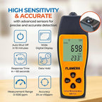 Carbon Monoxide Detector – UL 2034 Certified, Easy-to-Read LCD Display, Battery-Operated (3 AAA), 0–1000 PPM Detection Range, Designed for Durability – Ideal for Homes, RVs, Worksites & Professionals