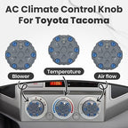 2nd Gen Tacoma Accessories AC Knob Upgrade - 2005,2006,2007,2008,2009,2010,2011,2012,2013,2014,2015 Tacoma Climate Control Dial Mods Set - 2nd Gen Tacoma Mods - for Toyota Interior Replacement Kit
