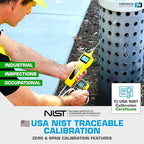 Carbon Monoxide Detector CO Analyzer + Pump by Forensics | USA NIST Calibration | Water, Dust & Explosion Proof | USB Recharge | 0-1000 ppm |