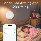 tolviviov WiFi Smart Door/Window Alarm System 8-Piece Kit – App Alerts, Compatible with Alexa, No Monthly Fee, Expandable DIY Wireless Home Security, 1 Siren, 5 Sensors & 2 Remotes (8 Pack)