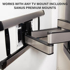 Legrand - OnQ Cable Management, In-Wall Media Box, Dual Purpose Structured Wiring Enclosure, TV Home Theater Recessed Storage Box, 9 Inch, white ENP0900-NA