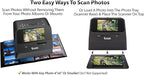 ClearClick QuickConvert 2.0 Photo, Slide, and Negative Scanner - Scan 4x6 Photos & 35mm, 110, 126 Film - No Computer Required - 22 MegaPixels