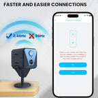 Funstorm 2025 Upgraded Security Camera, 4K HD Mini Nanny Cam for Home with Night Vision, WiFi Indoor Camera, 100 Days Long Battery Life, Motion Detection, Remote Viewing, Wireless Surveillance Cam