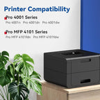 148X W1480X High Yield Toner Cartridges (Black, 2-Pack) Compatible Replacement for HP 148X 148A W1480A Work with HP Pro 4001 4001n 4001dw 4001dn MFP 4101 4101dw 4101fdn 4101fdw Printer