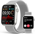 EarlySincere Smart Watch for Women with Bluetooth Call Answer/Dail,1.9'' HD Full Touch Screen Fitness Tracker, Smartwatch with Heart Rate Blood Oxygen Blood Pressure Sleep Monitor for Android iOS