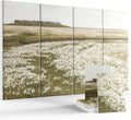Wall Art Acoustic Panels,35''X24''Sound Absorbing Panels-8-Pack with 50 Adhesive Tabs, Panels for Living Room and Recording Studio, Offices-A Vast Summer Landscape