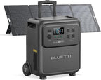 BLUETTI Elite 400 Solar Generator with 350W Solar Panel Included (Ship Separately), 3840Wh LFP Batttery Backup with 2600W AC Outlets (3900W Power Lifting) for Home Backup, Outage, RV Life, Camping