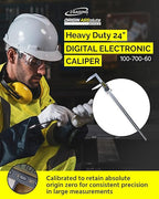 iGAGING Absolute Origin Heavy Duty 24" Digital Caliper, IP54 Electronic, SPC/USB Output Port, Inch & Metric Modes, Case, Manual, Battery