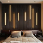 GZBtech Flexible LED Recessed Strip Light for Wood Slat Wall Panels 9.84FT, 3000K Warm White Cuttable Neon Rope Lighting with Remote Control, Dimmable IP67 Waterproof Black Strip Lights, ETL Listed