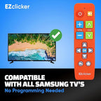 Samsung Replacement TV Remote Compatible with Samsung TV's ONLY (Orange) Big Button TV Remote Control, Simplified and Easy to Use (2xAAA Batteries not Included)