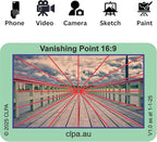 CLPA Basic Photographic Viewfinder Set: Rule of Thirds, Square Diagonals, Vanishing Point & Golden Triangle for Art, Photography, & Video