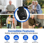 Home&Wellness Senior Safety Gemini Go Anywhere Medical Alert Device Button with Fall Detection ATT Cellular