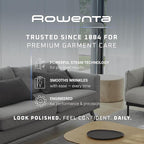 Rowenta Freemove Cordless Iron with Steam, 1600 Watts, Stainless Steel Soleplate, Rapid Heating, Portable Steamer for Clothes, Rechargeable for Wireless Ironing, Handheld Steamer Iron, Blue, DE6730