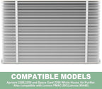 （2 Pack）201 Replacement Furnace Filter Compatible with A prilaire Space-Gard 2200,2250 Whole-House Air Purifier and X0445, 20x25x6 Air Filter Rplacement，incloud 2 Pleat Spacers