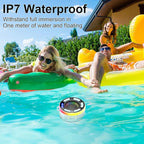 Shower Bluetooth Speaker IPX7 Waterproof, Portable Bluetooth Speakers with Suction Cup and Time Display, Crystal Sound&Bass LED Light 1100mAh, Wireless Shower Speaker for Outdoor/Kayak/ Light Cyan