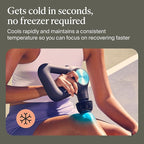 TheraGun Cold Attachment for PRO Plus Deep Tissue Massage Gun, Features 3 Cold Therapy Temperature Levels for Custom Pain Relief, Inflammation and Swelling Treatment (Only Compatible with Pro Plus)