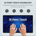 TouchWo 21.5 inch Android 14 Touchscreen Monitor Tablet, 16:9 FHD 1080P, WiFi & BT, Built-in Speakers, RK3576 4GB RAM & 32GB ROM, Smart Board for Classroom, Meeting & Game