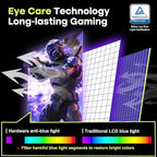 Amzfast 24.5 Inch FHD 280Hz/240Hz Gaming Monitor, 1ms Adaptive Sync, 3000:1, 10 Bit, 126% sRGB, 2*HDMI 2.0 & 2* DP1.4, TÜV Rheinland Eye Care,2 Year Warranty Exchange (HDMI & DP Dual Cable)