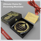 AA AUDIO ACCESSORY Gold Series Star Quad XLR Cables 15ft, Neutrik Connectors, 19AWG Microphone Cable, Kevlar-Reinforced Nylon Braided Handmade Mic Cable, 100% Coverage OFC Braid and Al-Foil Shielding