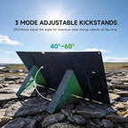 ALLPOWERS SOLAX SE100 100W Portable Solar Panel,High-Efficiency 23%-25% Monocrystalline Folding Solar Charger for Solar Generator,Camping&RV,12V/24V Compatible,IP68 Waterproof