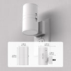 Briignite Night Lights Plug into Wall, Modern LED Night Light Plug in, Dusk to Dawn Sensor, Soft White 3000K, 0-100LM Adjustable Brightness, Dimmable NightLight for Hallway, Bedroom, Stairway, 4 Pack