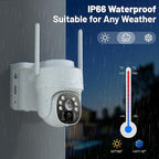 KKB 4G LTE Cellular Solar Security Cameras Wireless Outdoor, No WiFi Security Camera Built-in SIM Card, Unlimited Data, 2K HD Cam Color Night Vision, 355° Live View, PIR Motion Sensor, 2-Way Audio