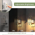 L LOHAS LED Night Lights Plug into Wall, Boho Fabric Cylinder Night Light with Tassel, 0-100LM Dimmable Night Lights, Dusk to Dawn Sensor, Vintage Nightlight for Bedroom, Living Room, Hallway