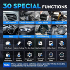 XTOOL D6S OBD2 Scanner Diagnostic Tool, 2026 Car Scanner with 30 Resets, All System Scan Tool with FCA & CAN FD, ABS Bleed, Gearbox Match, Crank Sensor Relearn, Lifetime Update, Upgraded of D5S