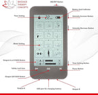 Massage Therapy Concepts Deluxe TENS Unit Muscle Stimulator & Accessories - Non-Invasive EMS Machine for Neck & Back Pain Relief, Sciatica - Electrotherapy with 12 Modes & 20 Intensity Levels