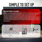 2 for Multi-Code 3089 308911 Linear MultiCode MCS308911, 10 Dip Switch Gate Opener Remote 300MHZ, Multi Code Garage Door Opener【10-Year-Warranty】