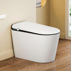 Eridanus Smart Toilet with Bidet Built in, One Piece Bidet Toilet for Bathrooms, Auto Open/Close with Digital Display, Foot Sensor Flush, Warm Water Wash & Dryer, Elongated Heated Seat, White & Black