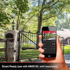 Mighty Mule MM372W Dual Automatic Gate Opener, Smart and Solar Ready-Up to 16ft Long or 550lb per Leaf, Black, 1 Gate Opener Kit