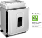 Aurora AU1480MA Professional Grade 14-Sheet Micro-Cut Paper and CD/Credit Card Shredder/ 30 Minutes Continuous Run Time, White/Gray