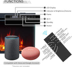LegendFlame 71" W Smart Build in Electric Fireplace Insert, 1-2-3 Sided View, Heater 750W/1500W, Multi Colors of Flame & Fuel Bed, Alexa/Google Assistant Enabled