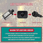 4.5V 0.6A Replacement LED Transformer Class 2 Power Supply Adapter Ip44 LED Light Controller Low Voltage Transformer for Halloween Christmas String Light Inflatable Decorations (4.5V2.7W 1PCS)
