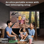 Elite Screens ezCinema Series, 150-INCH 16:9, Manual Pull Up Projector Screen, Movie Home Theater 8K / 4K Ultra HD 3D Ready, 2-YEAR WARRANTY, F150NWH