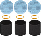Filter Replacement 90585 Foam Sleeve for Shop Vac Wet Dry Vacuums 90304 90350 90333，VF2002 Reusable Dry Vac 9010700 Filter, Fits Most 5 Gallon Up Wet Dry Vacuum Cleaners
