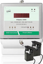 DAE P103-100 KIT UL, kWh Smart Submeter Polaris 1000, 1 or 2 Phase, 3 Wire (2 hot Wire, 1 Neutral), 100A, 120/240v, 2 Split Core CTs