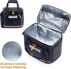 FRECOLSH Travel Carrying Case Compatible with Jackery Explorer 300/240/160, Portable Power Station Storage Case with Water- proof Bottom and Front Pockets for Jackery Accessories Solar Generator
