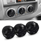 2nd Gen Tacoma Accessories AC Knob Upgrade - 2005,2006,2007,2008,2009,2010,2011,2012,2013,2014,2015 Tacoma Climate Control Dial Mods Set - 2nd Gen Tacoma Mods - for Toyota Interior Replacement Kit