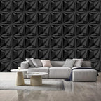 33 Pack 3D Textured Wall Panels – 12x12'' PVC Wall Coverings – Easy Install, Waterproof – Modern Accent Wall Decor for Living Room, Bedroom, Game Room – Covers 33 Sq.Ft.